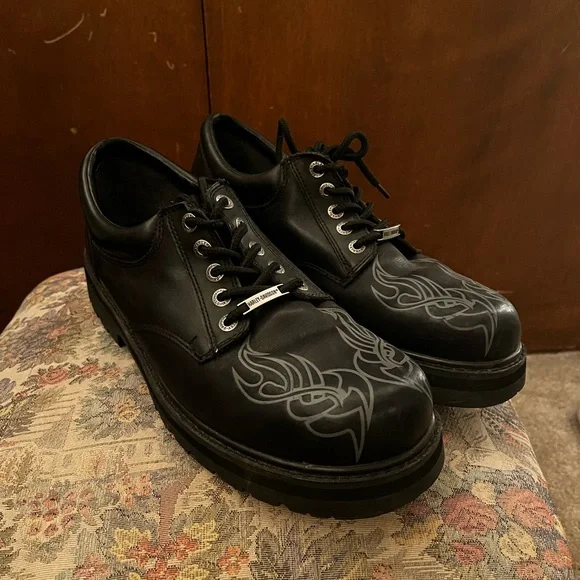 Harley-Davidson | Shoes | Mens Harley Davidson Low Top Boots 